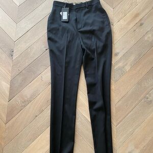 BRAND NEW WITH TAGS. SAINT LAURENT TROUSERS. Black. Size 26.